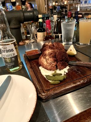 Kentucky fried cauliflower  #Veganuary at Our Harvest in Fenwick Island