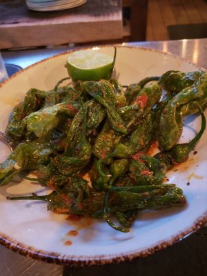 Blistered peppers at Our Harvest in Fenwick Island