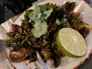 Crispy Brussel Leaves at Our Harvest in Fenwick Island