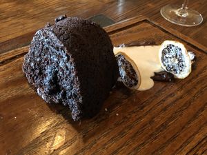 Vegan chocolate zucchini cake  at Our Harvest in Fenwick Island