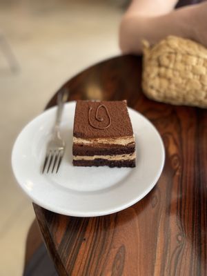 Chocolate cake  at Ah Cacao in Playa Del Carmen