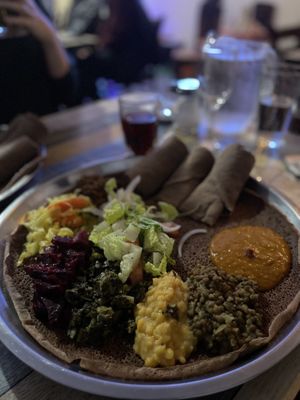  #Veganuary at Lucy Ethiopian Restaurant and Lounge in Houston