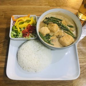 Tofu Curry at Veggie Republic in Liverpool