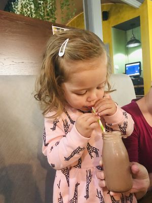 Chocolate Milkshake at Veggie Republic in Liverpool