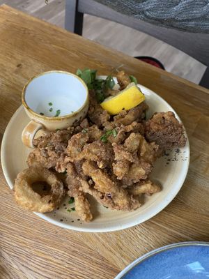 Calamari (amazing) at Veggie Republic in Liverpool