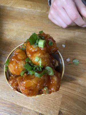 Korean BBQ Cauli Wings at Veggie Republic in Liverpool