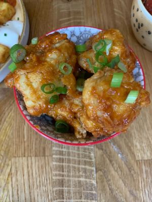 Korean cauliflower wings at Veggie Republic in Liverpool