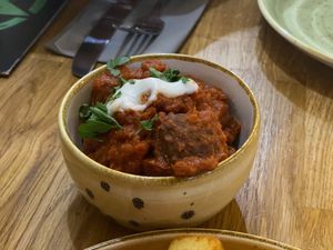 Moroccan ‘meatballs’ at Veggie Republic in Liverpool