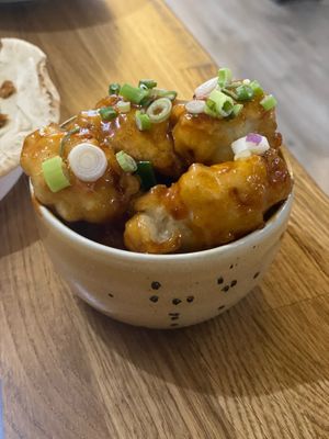 Korean sticky cauli wings at Veggie Republic in Liverpool