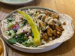 Gyro  at Veggie Republic in Liverpool