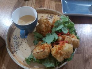 Indian cauliflower at Veggie Republic in Liverpool