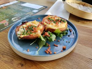 £6 for a stuffed potato... at Veggie Republic in Liverpool