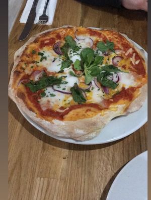 Feta Pizza  at Veggie Republic in Liverpool