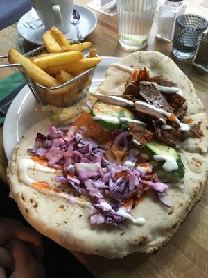 Gyro  at Veggie Republic in Liverpool
