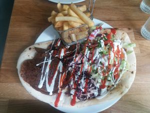 Gyro at Veggie Republic in Liverpool