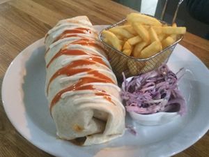 Burrito  at Veggie Republic in Liverpool