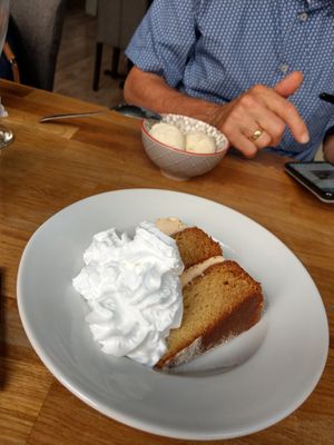 Cake at Veggie Republic in Liverpool