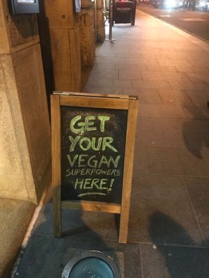 It’s true. I’m a Superhero now.  at Veggie Republic in Liverpool