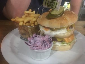 Big mc Daddy  at Veggie Republic in Liverpool