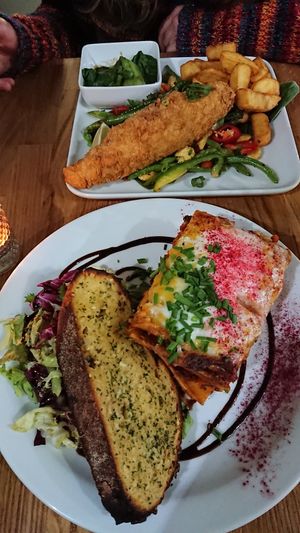 Lasagne at Veggie Republic in Liverpool