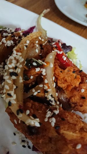 Salt n pepper tofu at Veggie Republic in Liverpool