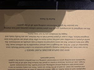 history at Dapur in Zurich