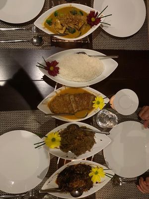 Main courses at Dapur in Zurich
