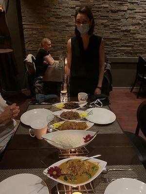 Main courses with the chef  at Dapur in Zurich