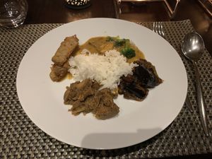 A bit of everything we ordered at Dapur in Zurich