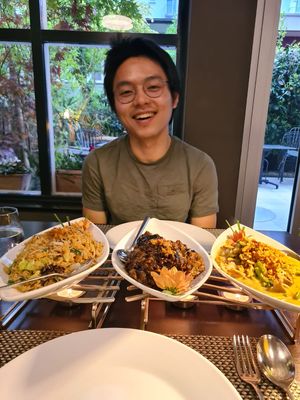 Beautiful inner decoration and nice garten!   at Dapur in Zurich