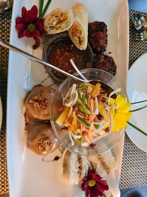 Salad set for two people  at Dapur in Zurich