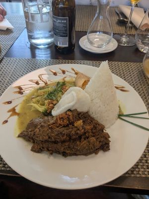 Lunch menu 1 (jackfruit) at Dapur in Zurich