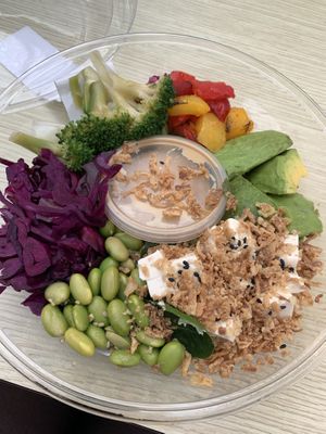 Sesame tofu bowl  at Wasabi in Birmingham
