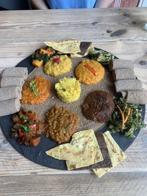 Great way to try a selection of dishes all of them yum 🤤  at Corarima in Wakefield