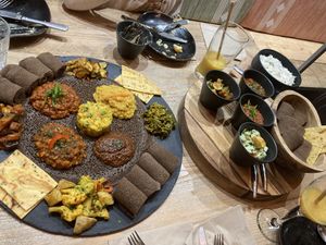 Combination for 3. We had 2 children with us so they brought us some white rice for them too so without us asking.  at Corarima in Wakefield