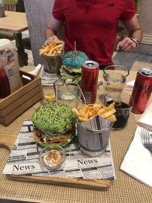 Tofu burger  at Café Garrett by Ohana in Lisbon