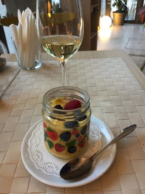 Chia pudding  at Café Garrett by Ohana in Lisbon