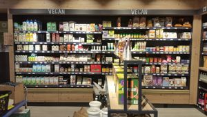 Vegan section at Libergy in Dietikon