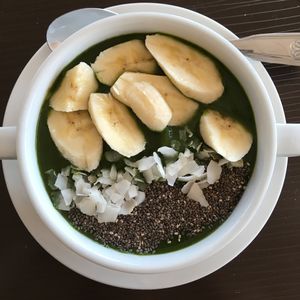 All green smoothie bowl at Veganbites - Sahara Ave in Las Vegas