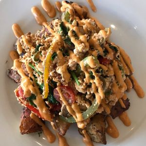 Chorizo hash  at Veganbites - Sahara Ave in Las Vegas