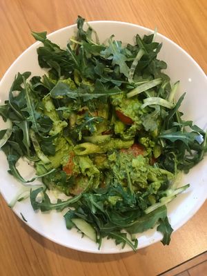 Toscana Pesto Pasta with arugula  at Veganbites - Sahara Ave in Las Vegas