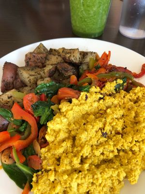 Tofu Scramble platter at Veganbites - Sahara Ave in Las Vegas