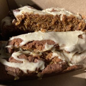 Seasonal (and amazing) pumpkin loaf at Tiki Loco in Dallas