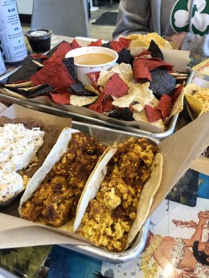 Giant delicious tacos! at Tiki Loco in Dallas