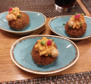 Falafel at Emmels Dinkelrind in Neuberg