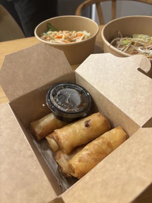 Spring rolls   at Pad Thai Take Away in Sitges