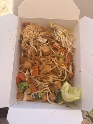 Pad thai with tofu  at Pad Thai Take Away in Sitges