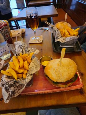 Beyond meat burger at Nieuw Amsterdam in Stiges