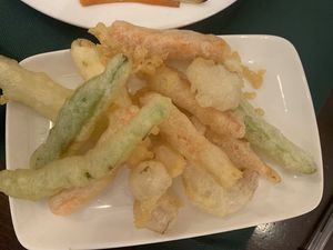 Tempura vegetables  at Shao Lin in Sitges