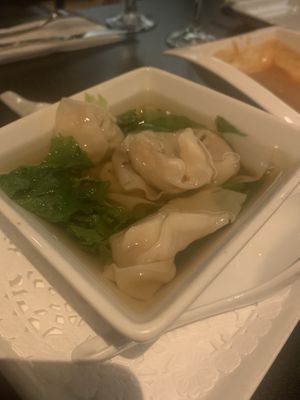 wonton soup at ChuChai in Montreal